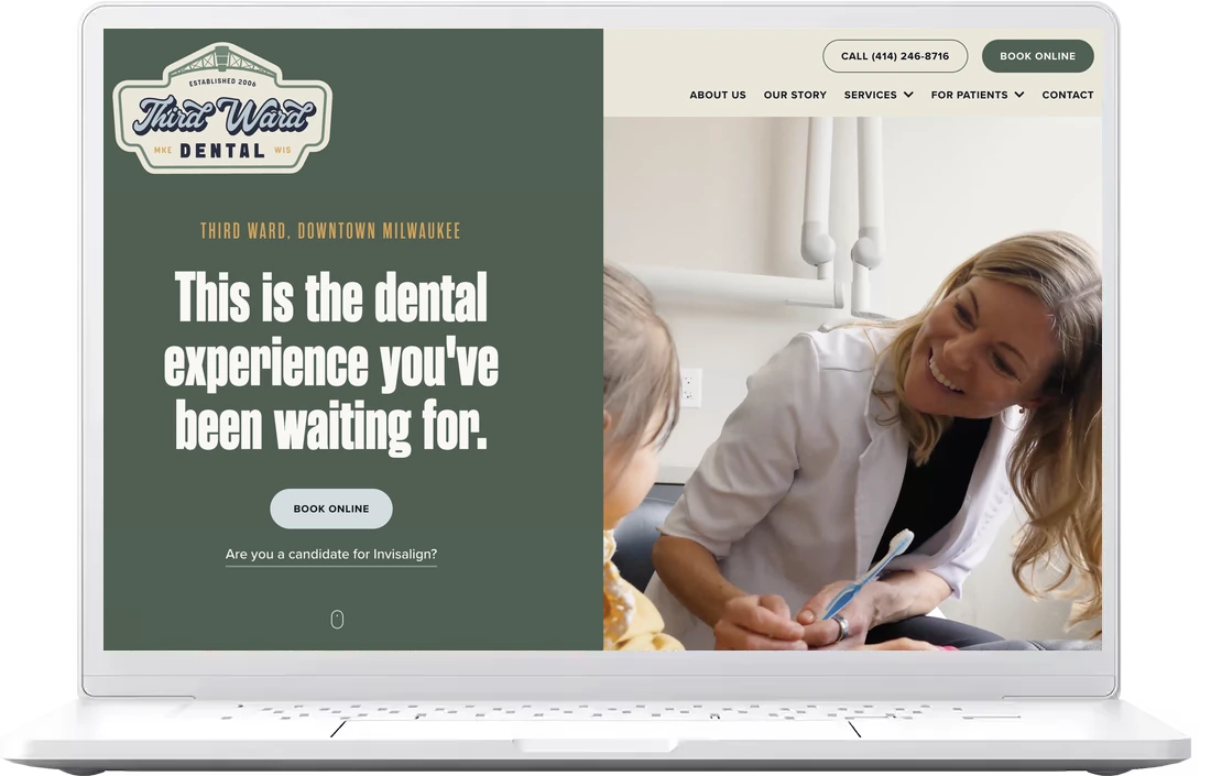 Third Ward Dental website