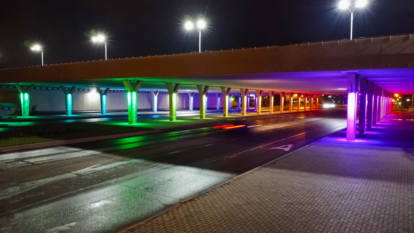 Освещение моста