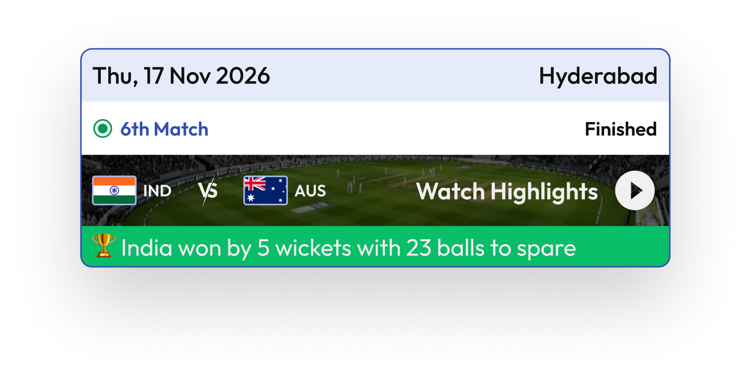 Cricket Pulse Live Feature