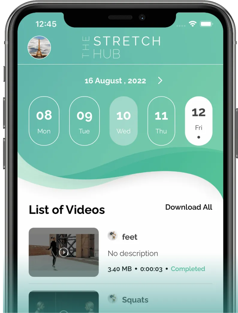 The Stretch Hub Screen