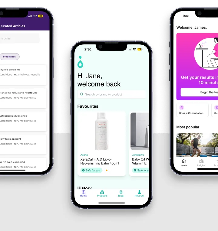 Developed apps frames