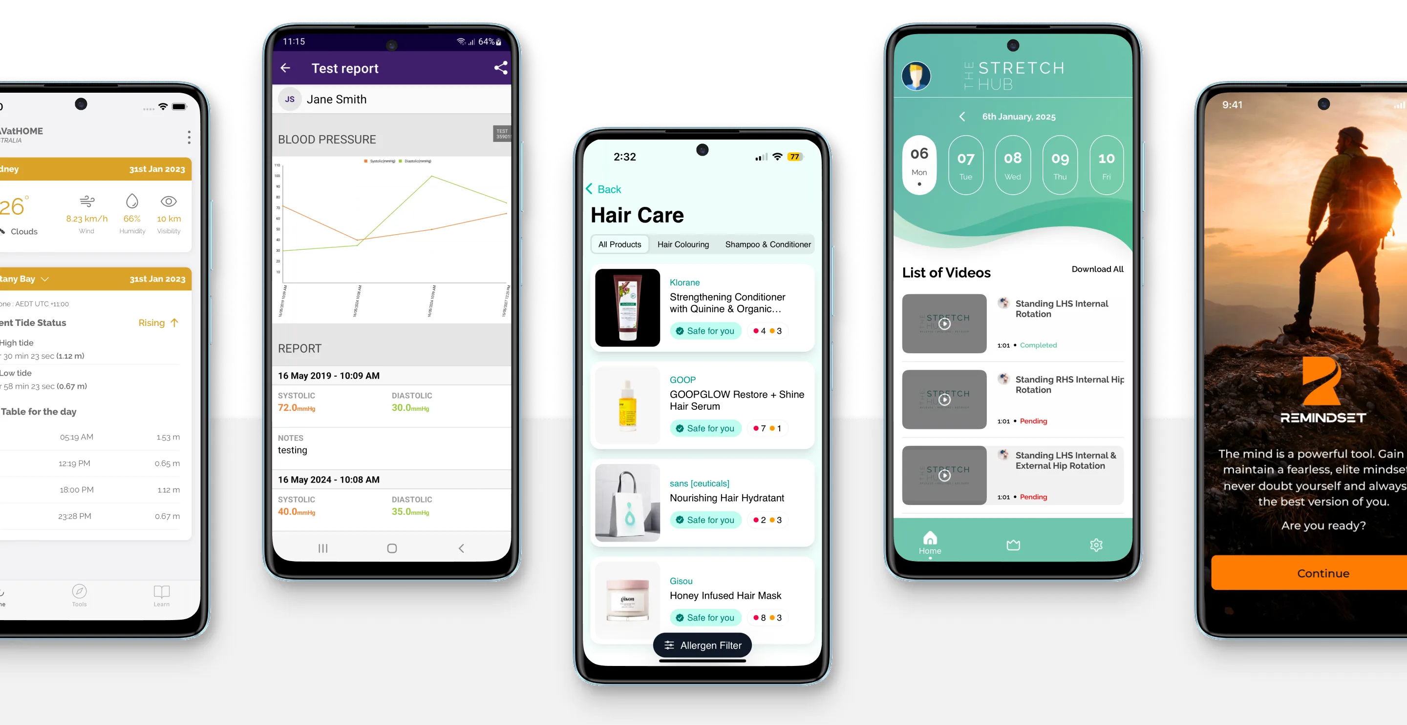 Android app UI showcasing user-friendly design features
