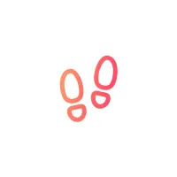 Step tracking apps icon