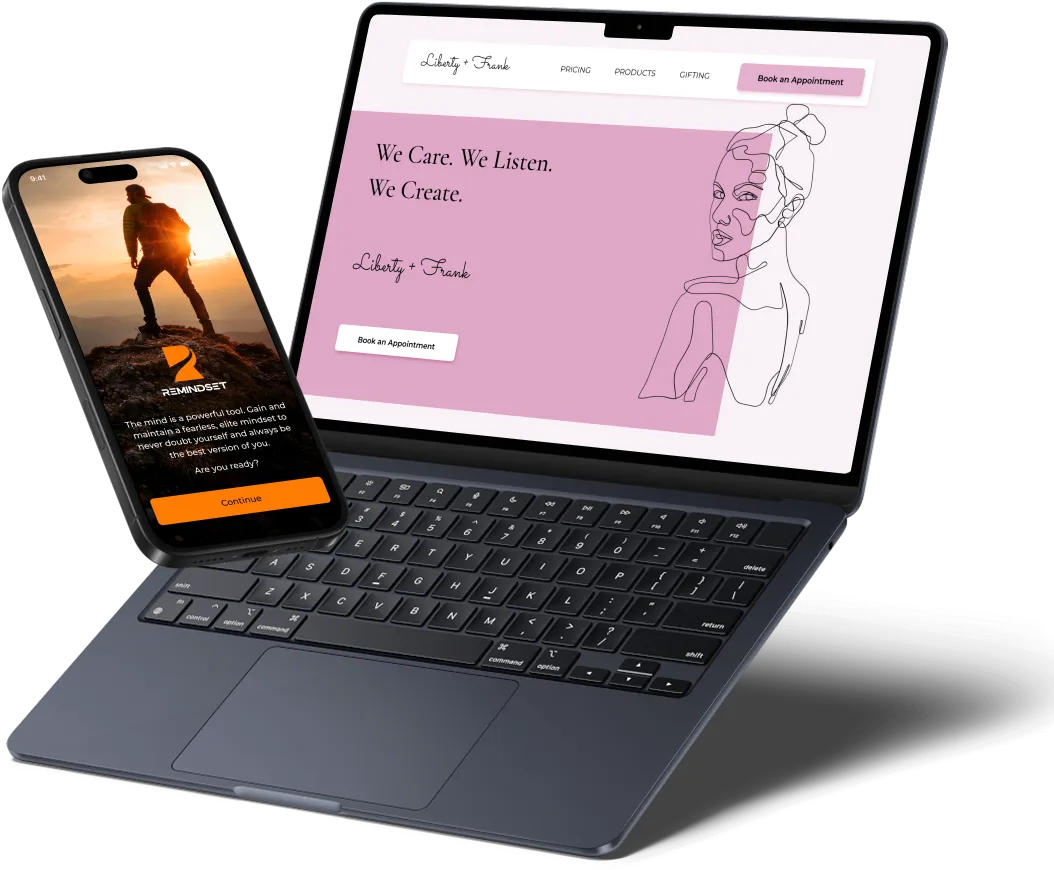 Entertainment app UI mockups