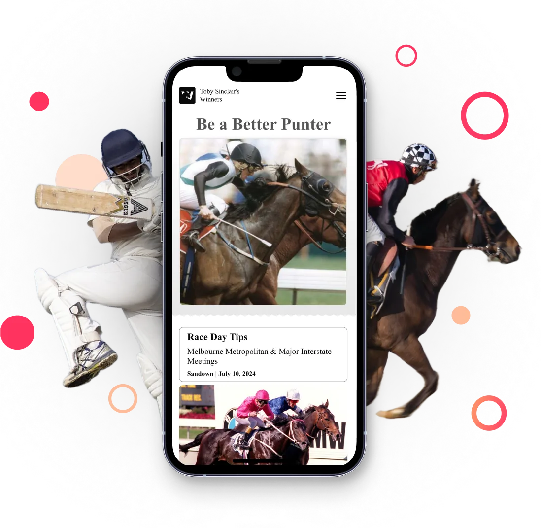 Sports app UI frames