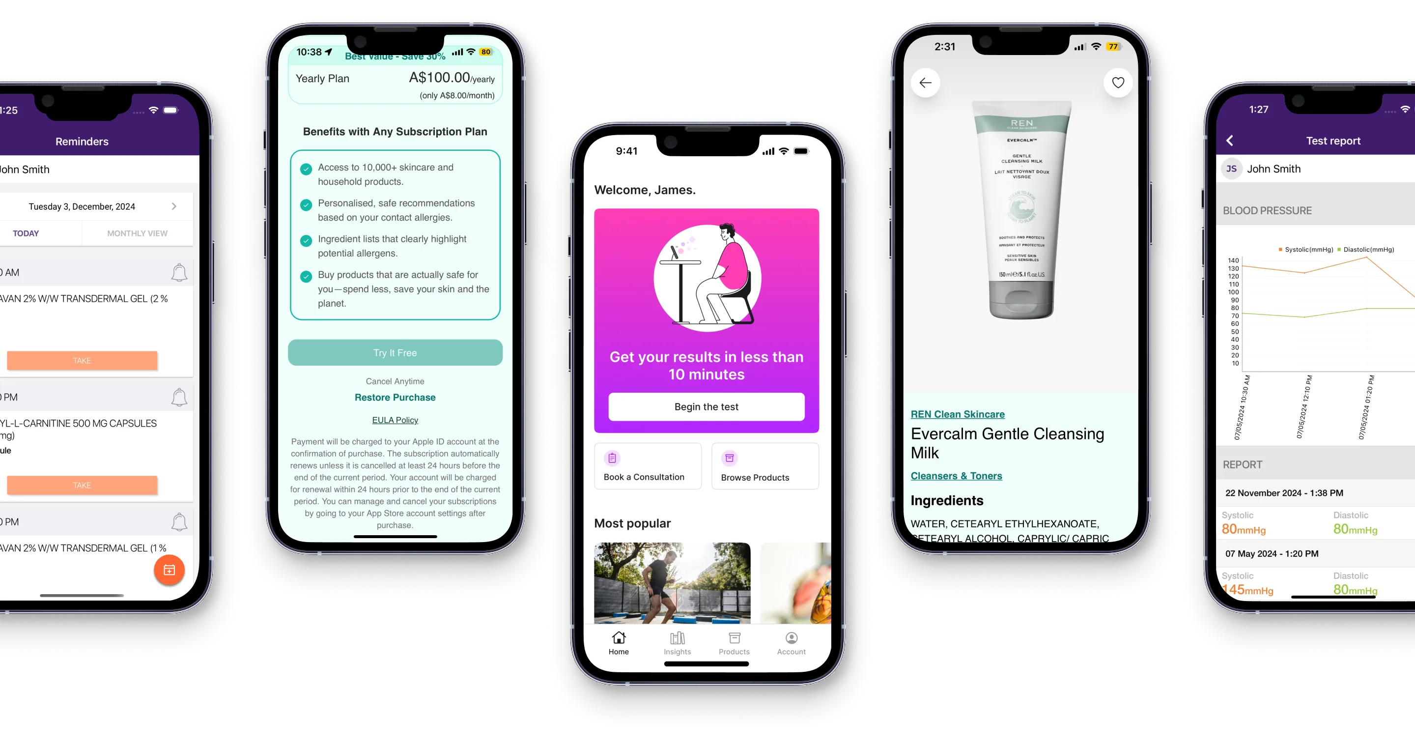 Mobile app UI showcasing user-friendly design features