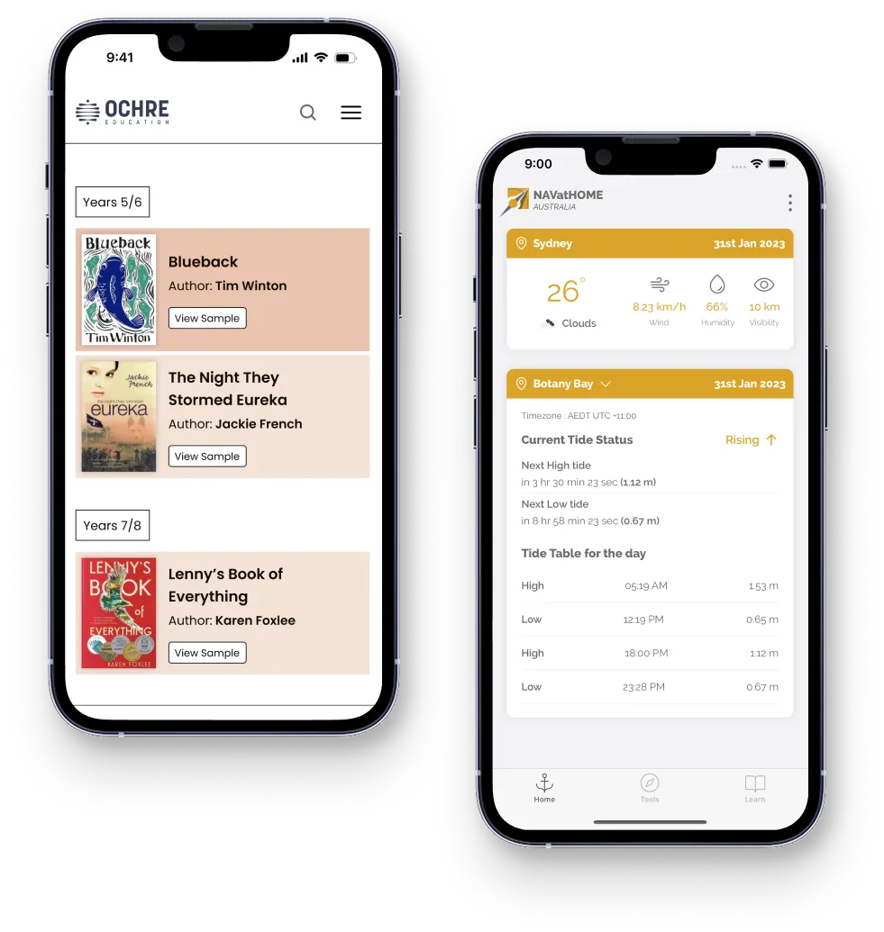 Mobile app UI design 