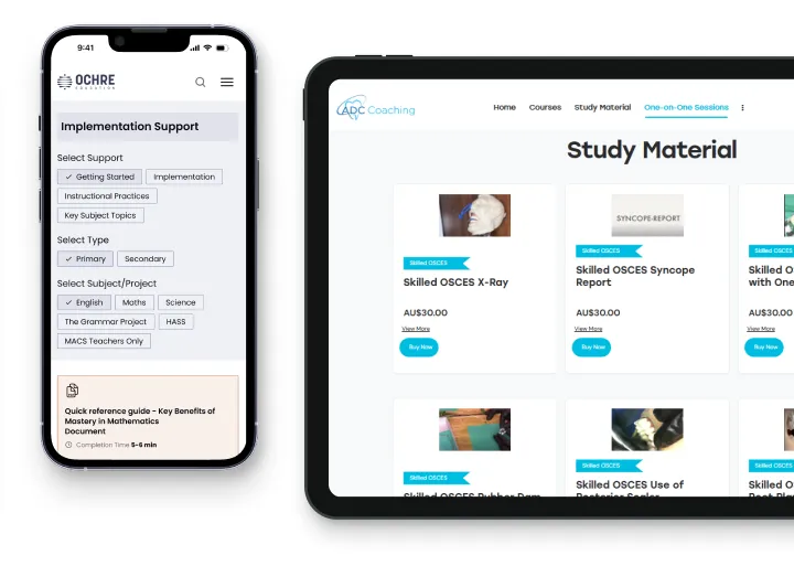 Mobile app UI showcasing user-friendly design features