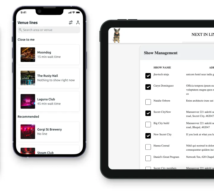 Mobile app UI showcasing user-friendly design features