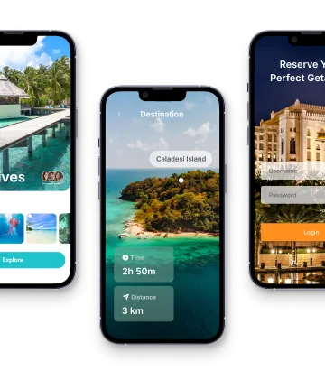 Mobile app UI showcasing user-friendly design features