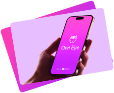 Owl eye logo