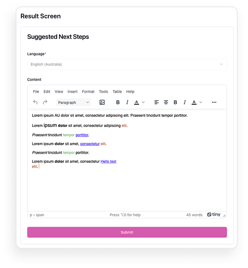 Update and categorize products