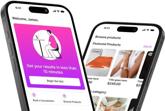 Mobile app mockup design