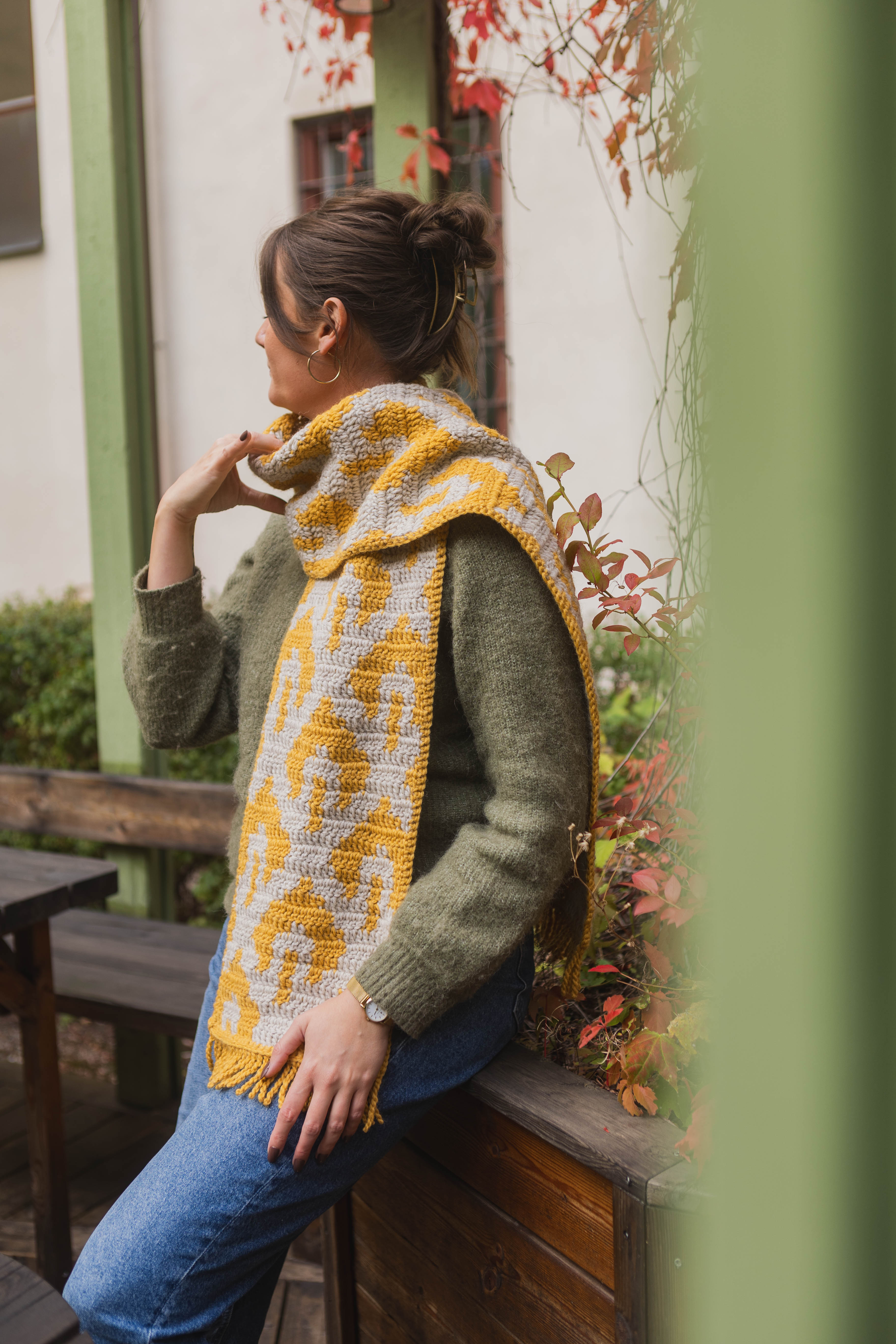 Crochet scarf “Rory”
