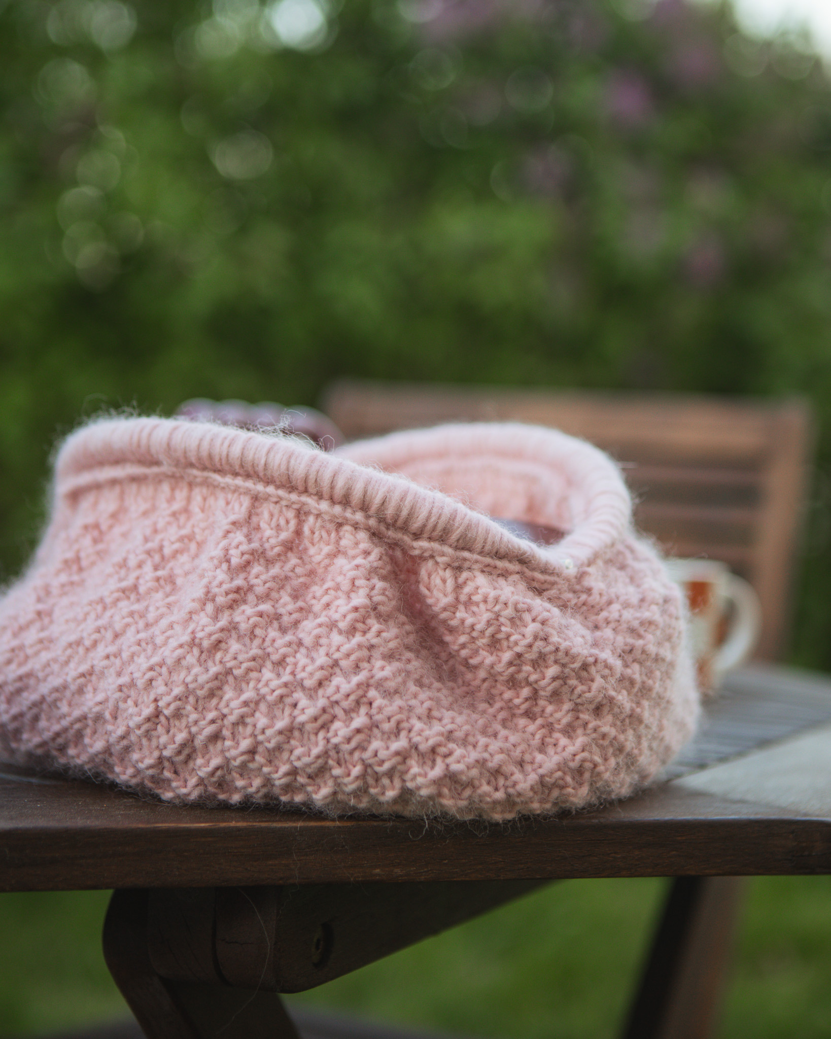 Knitted toiletry bag "Ramona"