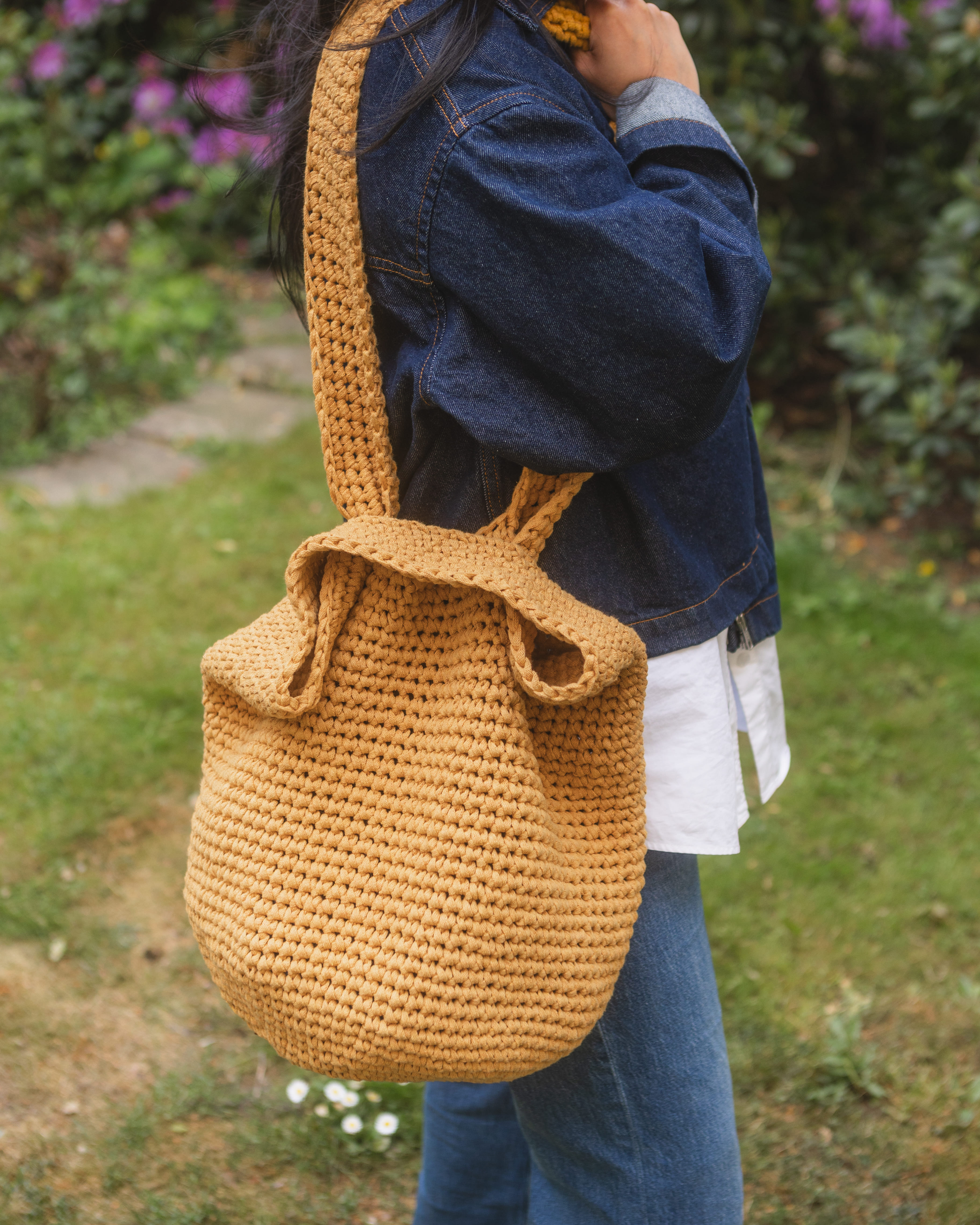 Virkad Knot Bag "Siri"
