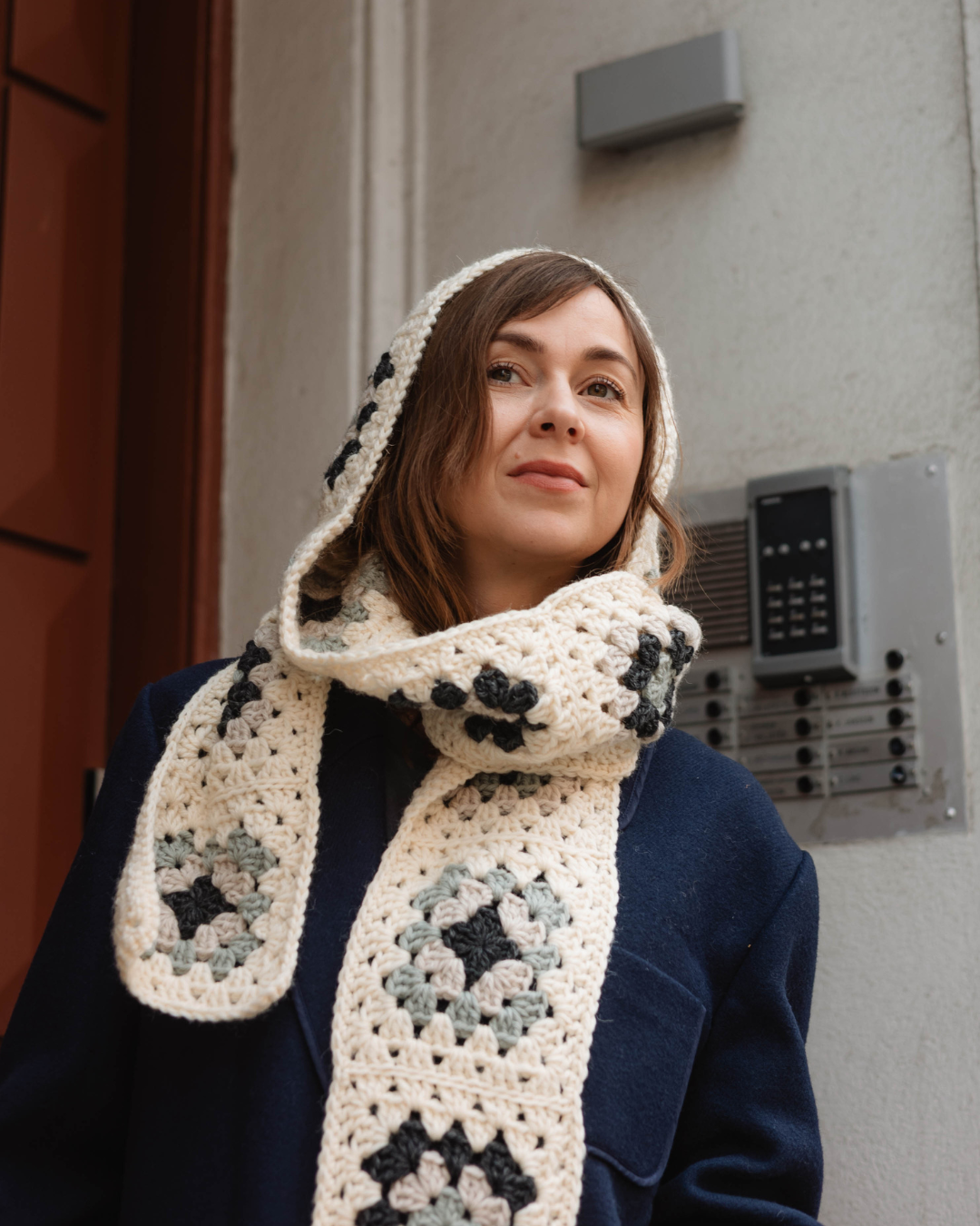 Hood Scarf "Dahlia"