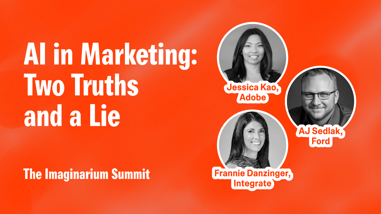 AI: Two Truths and a Lie with Jessica Kao, AJ Sedlak & Frannie Danzinger — The Imaginarium Summit