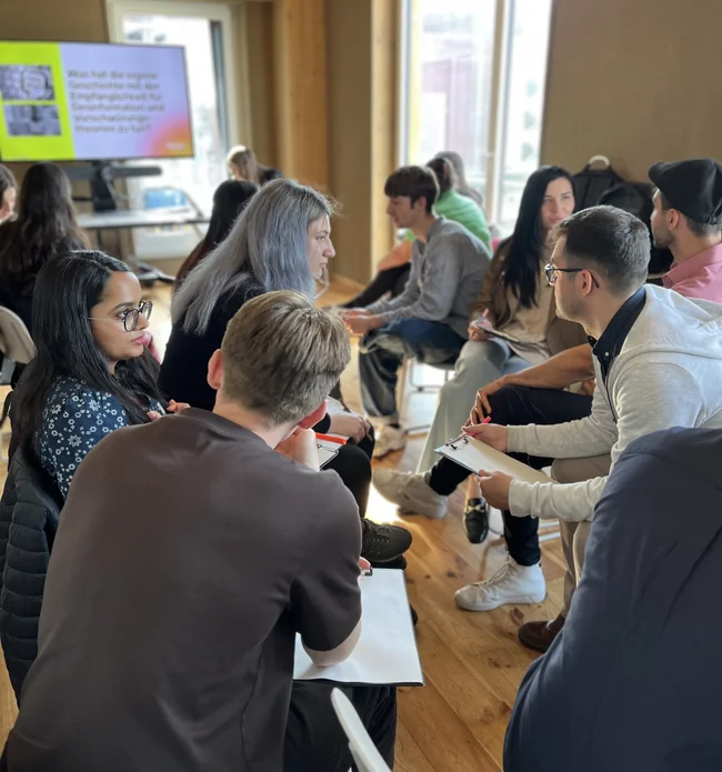 A pile of thrive branded notepads