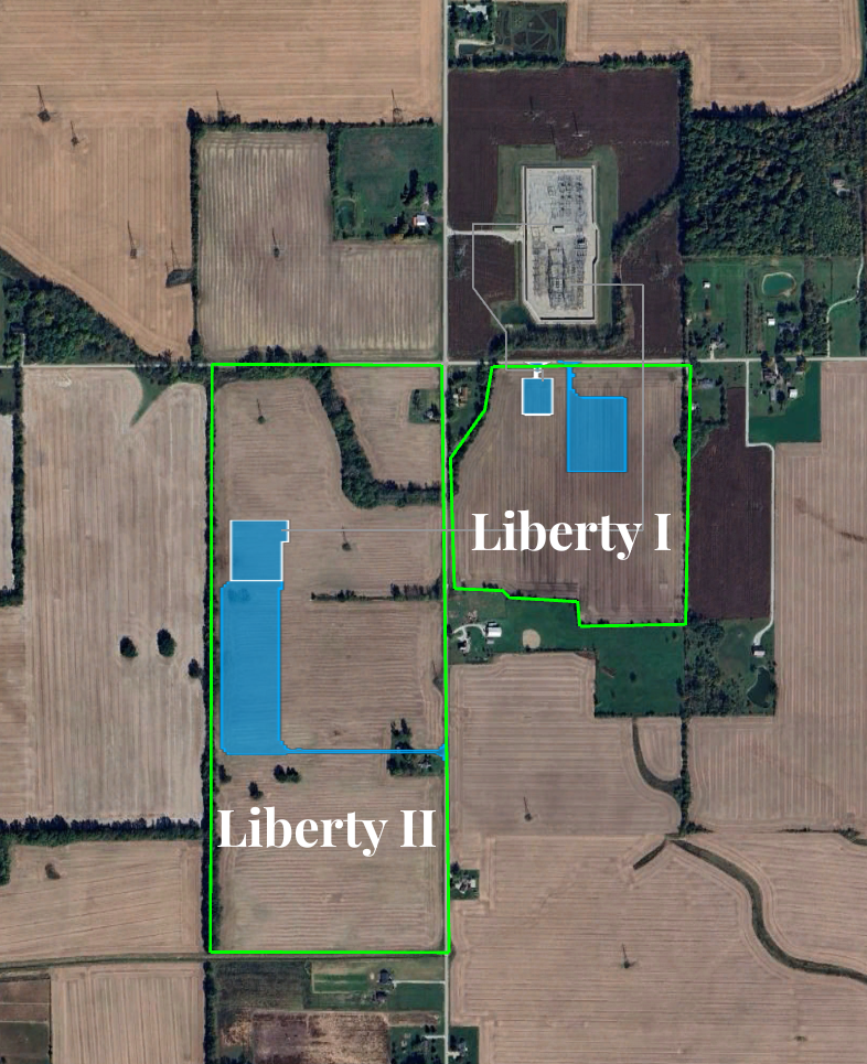 Map of future Streamfield Energy Storage location