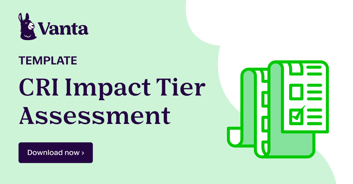 Template: The CRI Impact Tier Assessment cover image