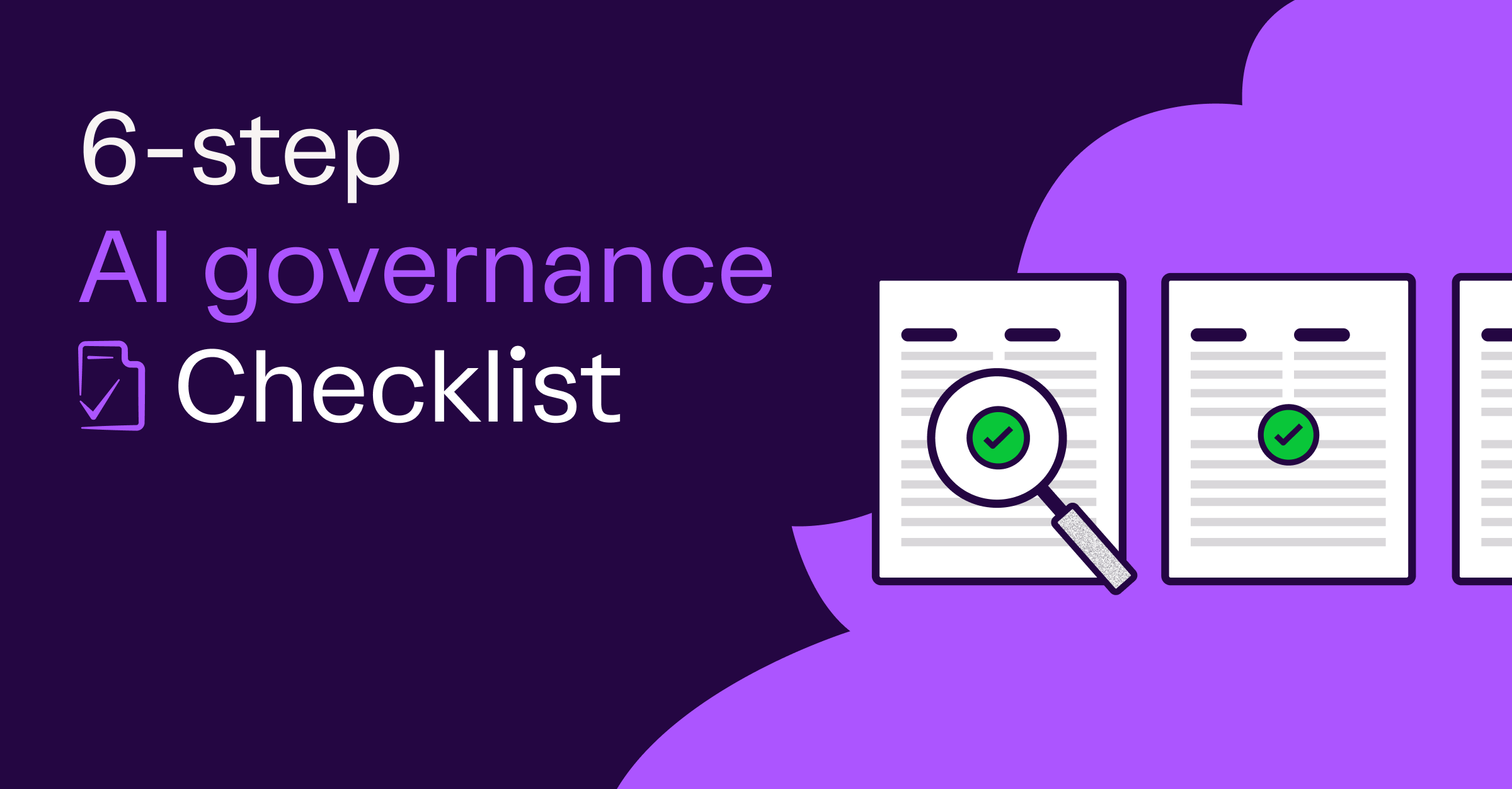 The AI Governance Checklist cover image