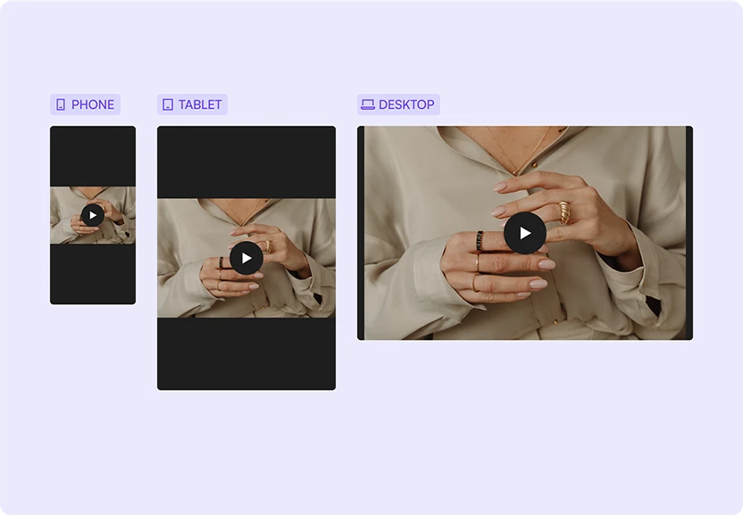 Fast, adaptive playback on every screen