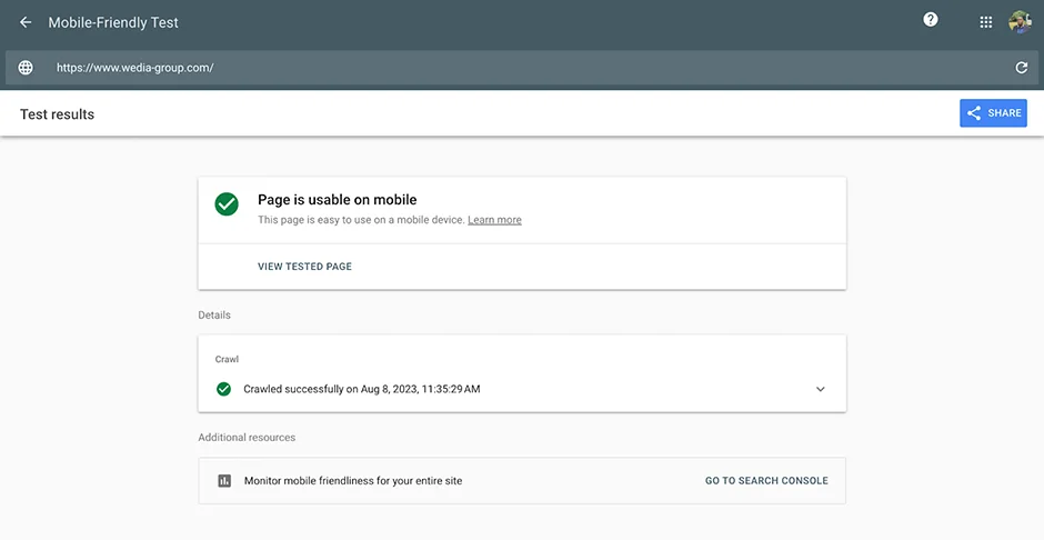 Build a mobile-friendly website