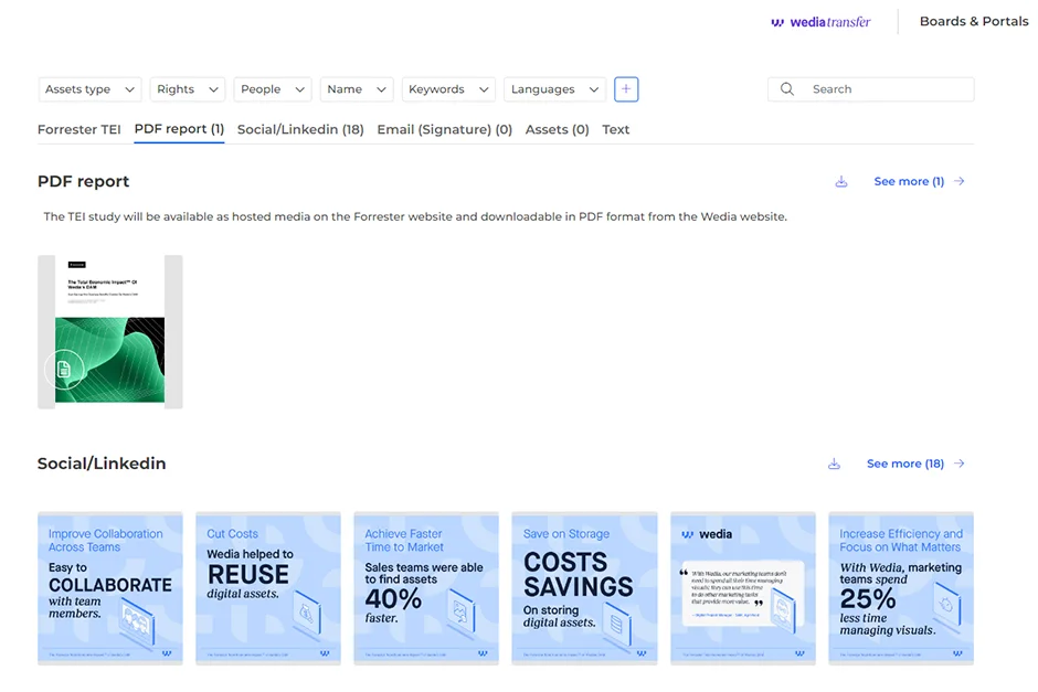 Portails Wedia : Une meilleure organisation