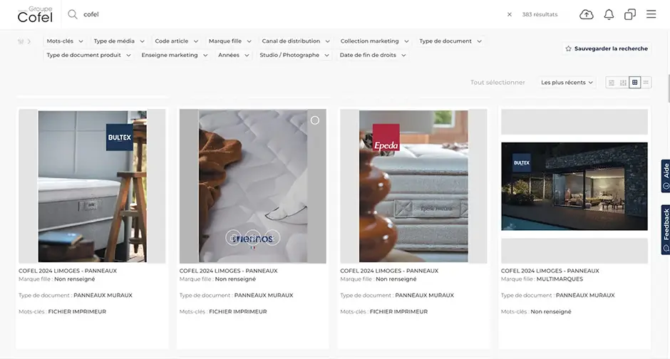 Groupe Cofel Recherche Mediacenter