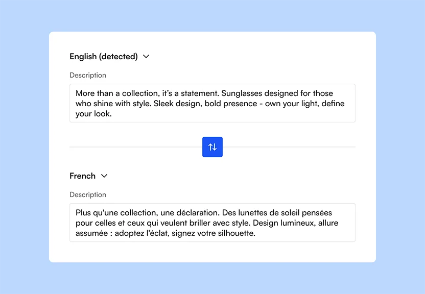 Built-in DeepL translation for documents