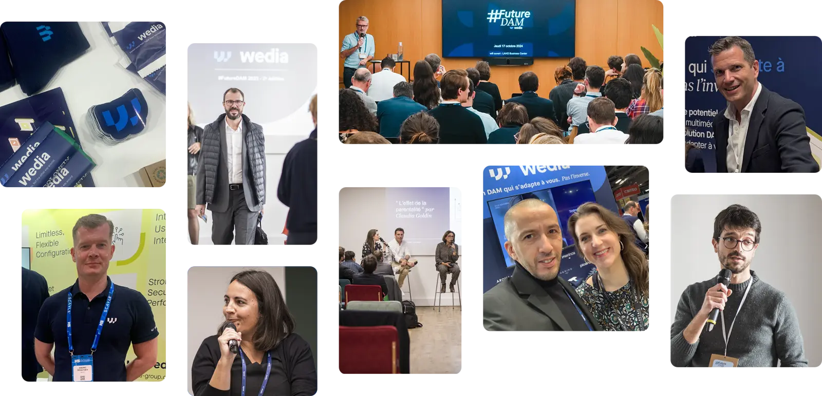 People from the Wedia company