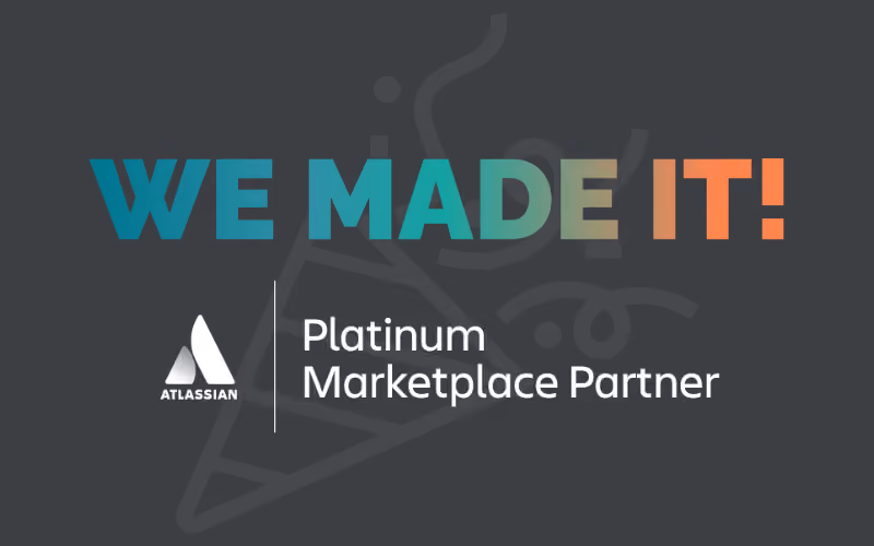 We made it! Atlassian Platinum Marketplace Partner! 🚀