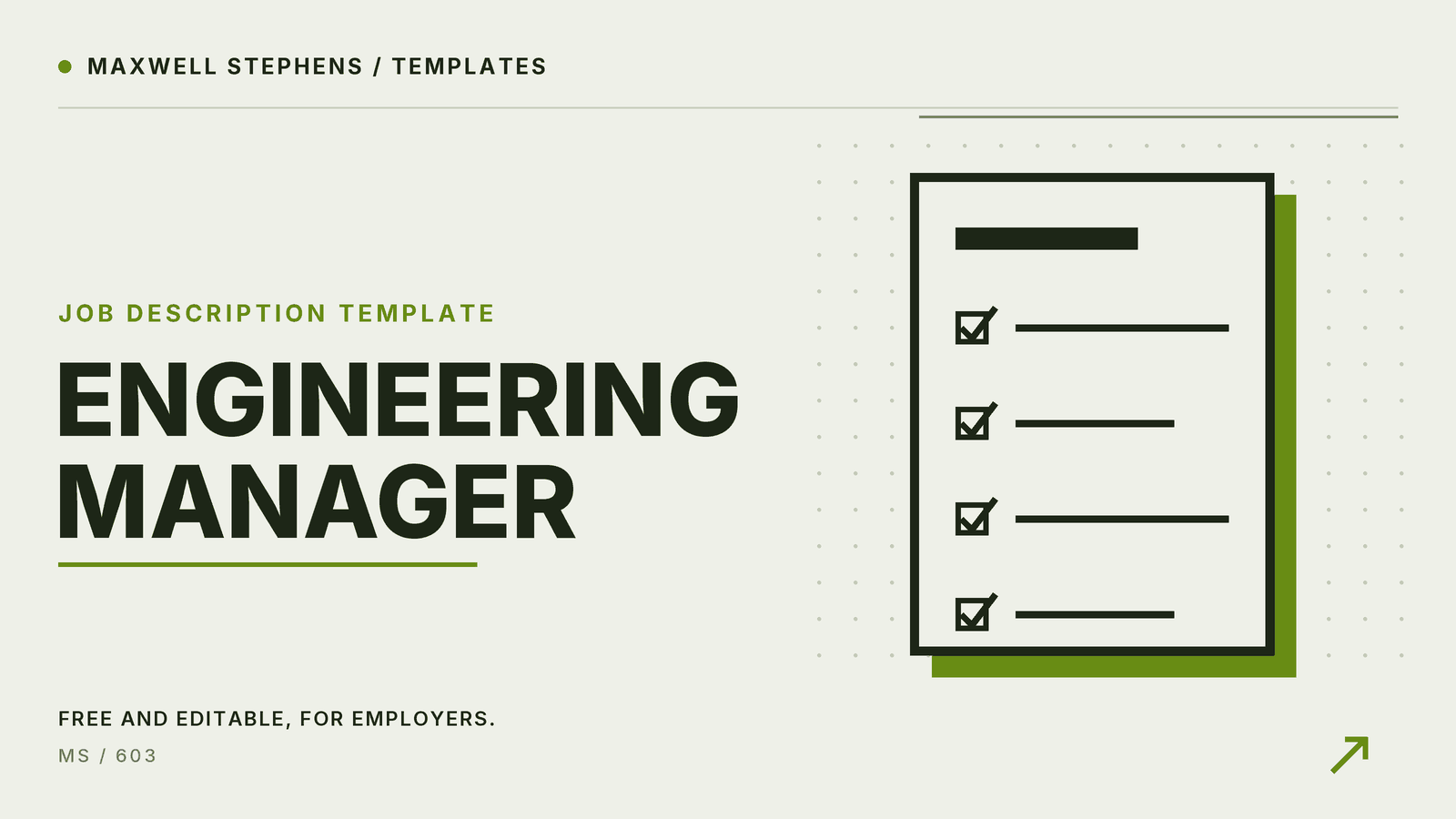 Engineering Manager Job Description Template