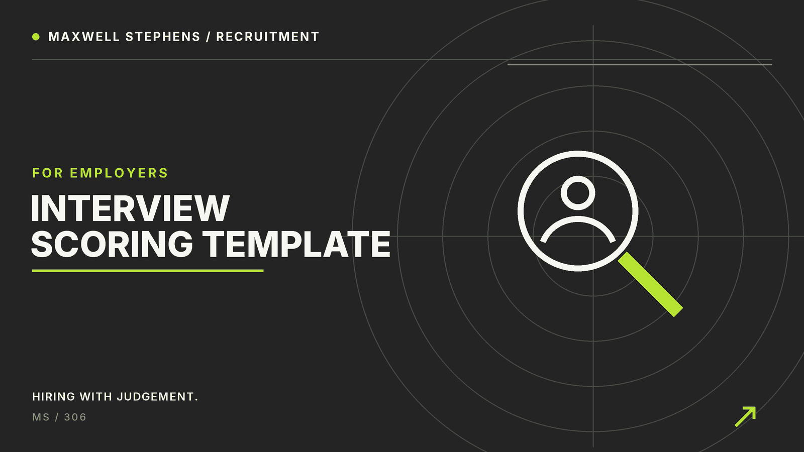 Interview Scoring Template