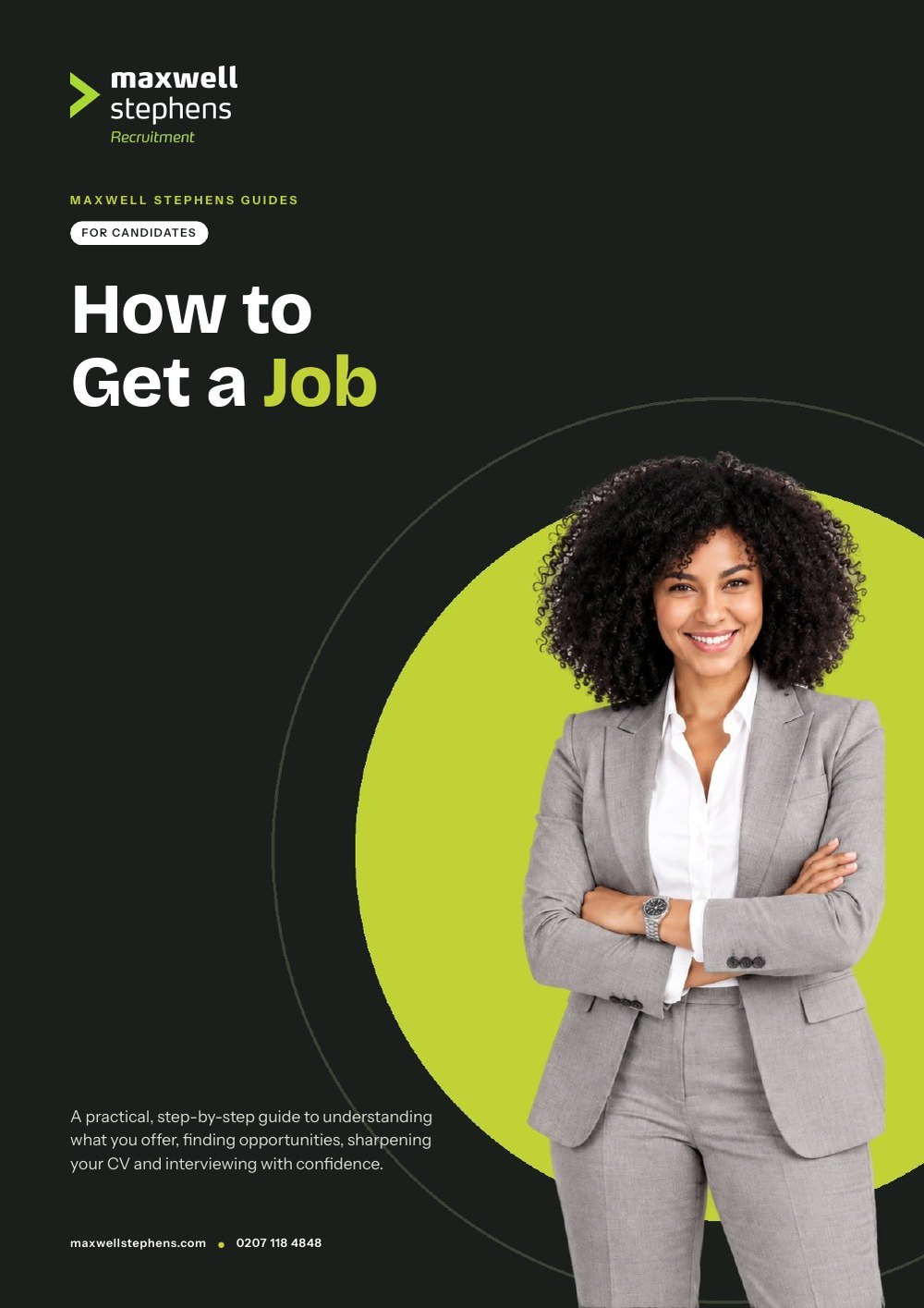 Cover of How to Get a Job, a Maxwell Stephens Guide