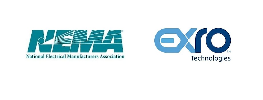 National Electrical Manufacturers Association (NEMA) and Exro Technologies Logos