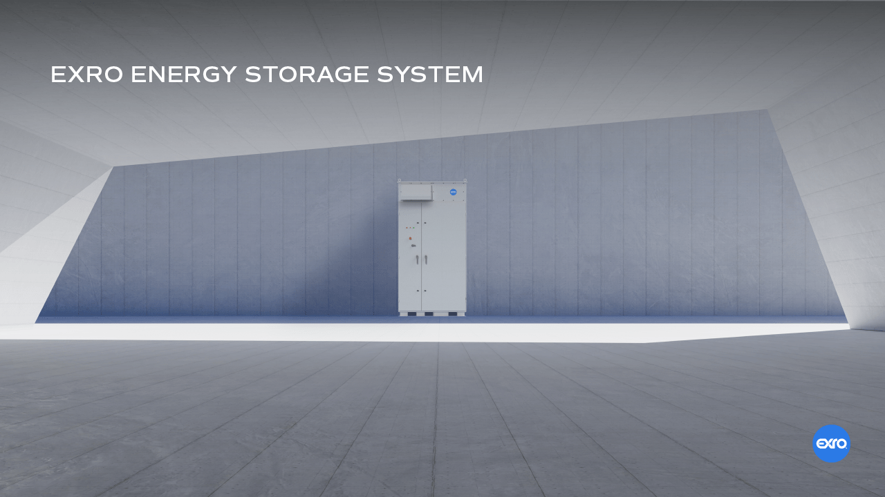 Exro Technologies' Battery Energy Storage System, which includes applications such as peak shaving.