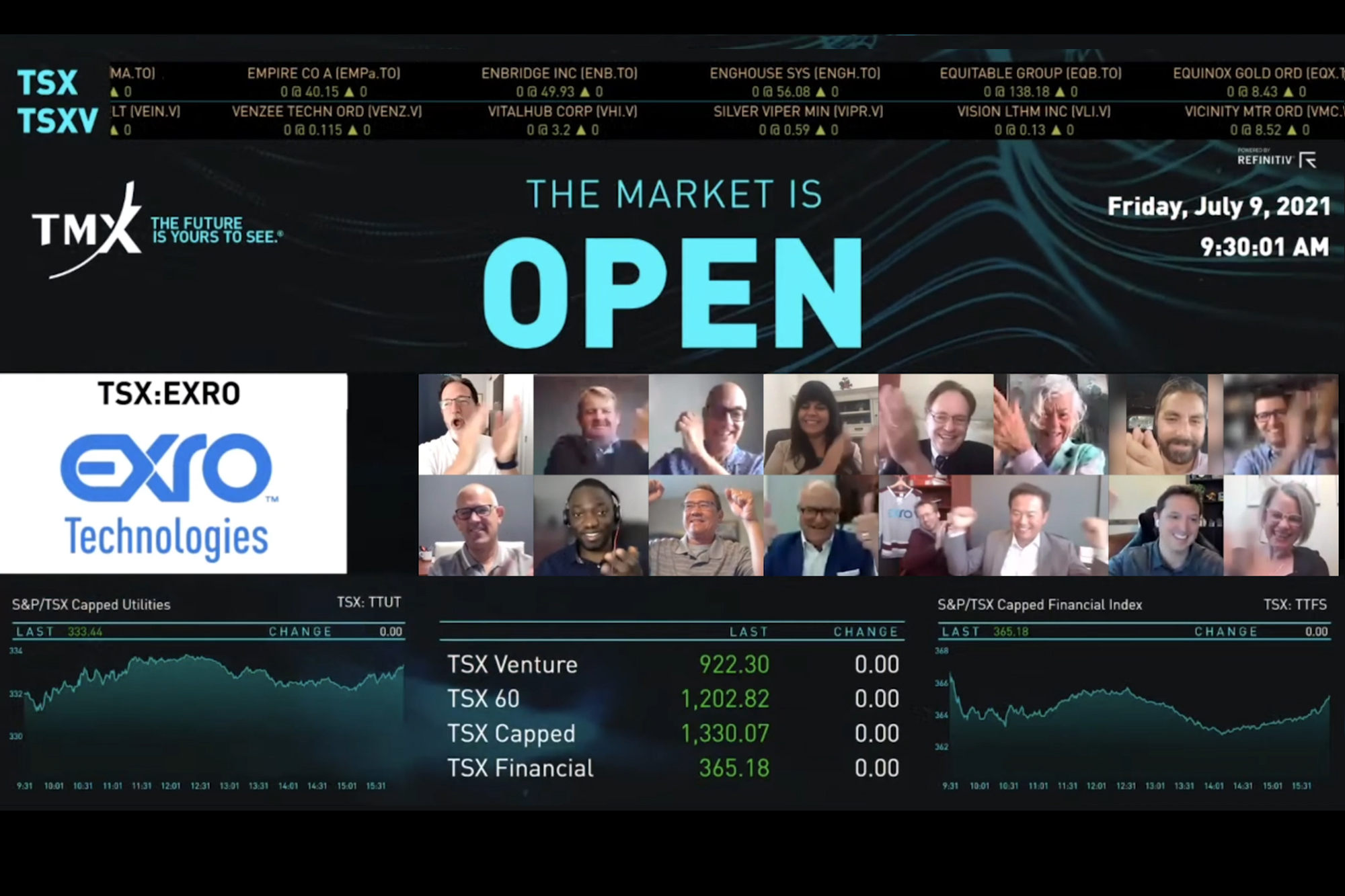 Exro Technologies Virtually Opens The Market (TSX:EXRO)