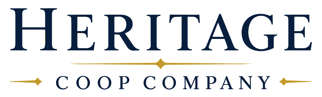 Heritage Coops Logo with words only