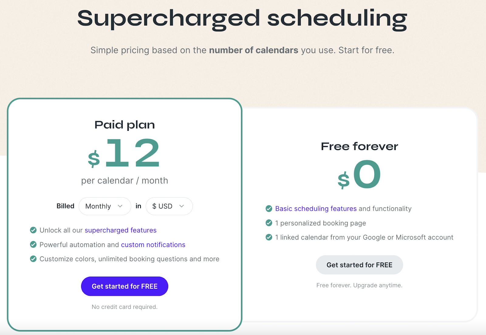 YouCanBookMe Pricing Plans | Calendly Alternative