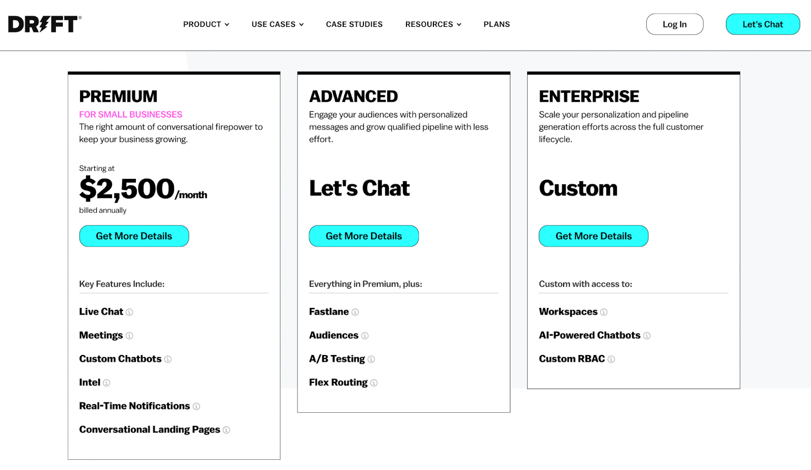 Drift Pricing | Calendly Alternative