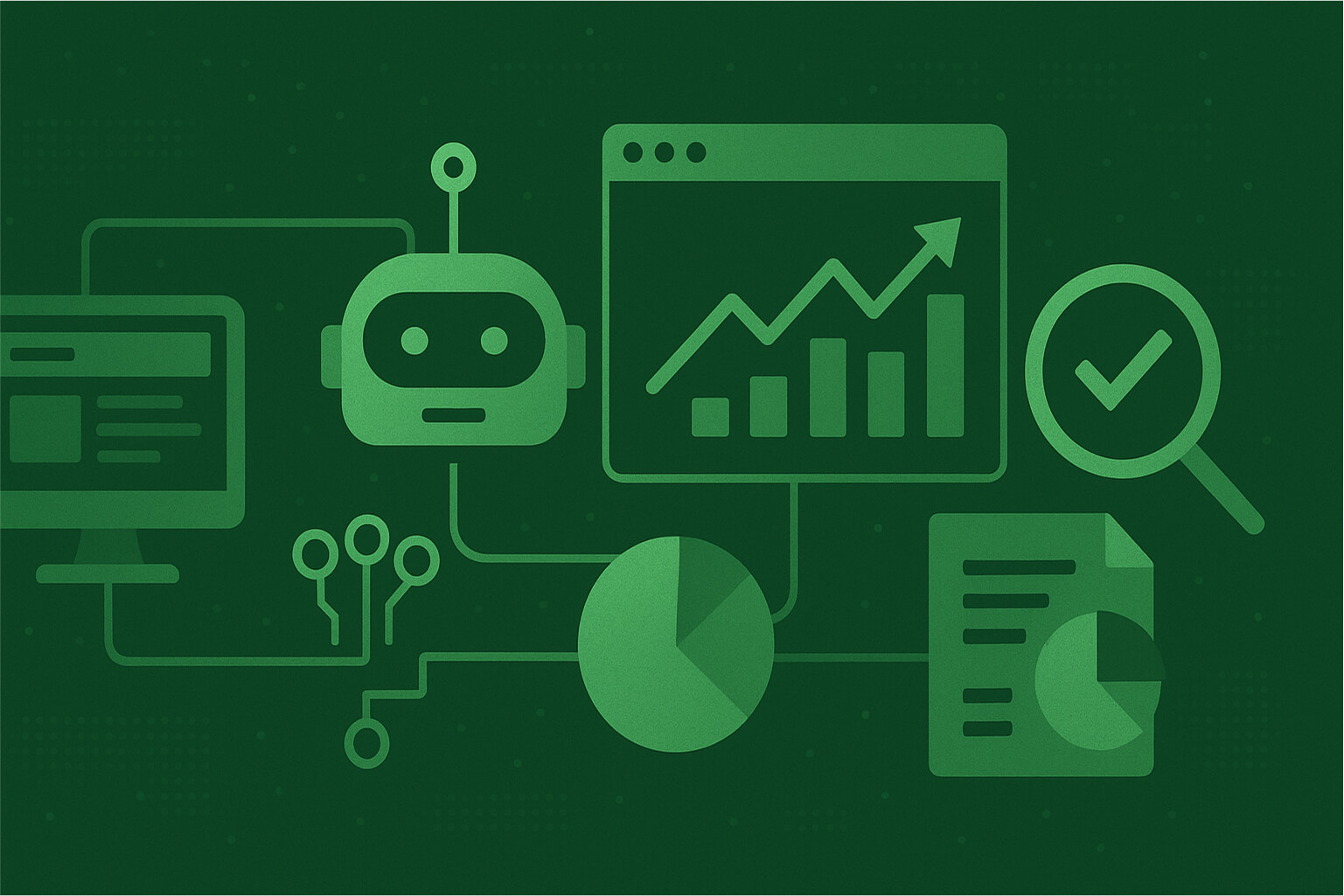 Workflow diagram showing AI content generation and schema-based SEO strategy for digital marketing agencies