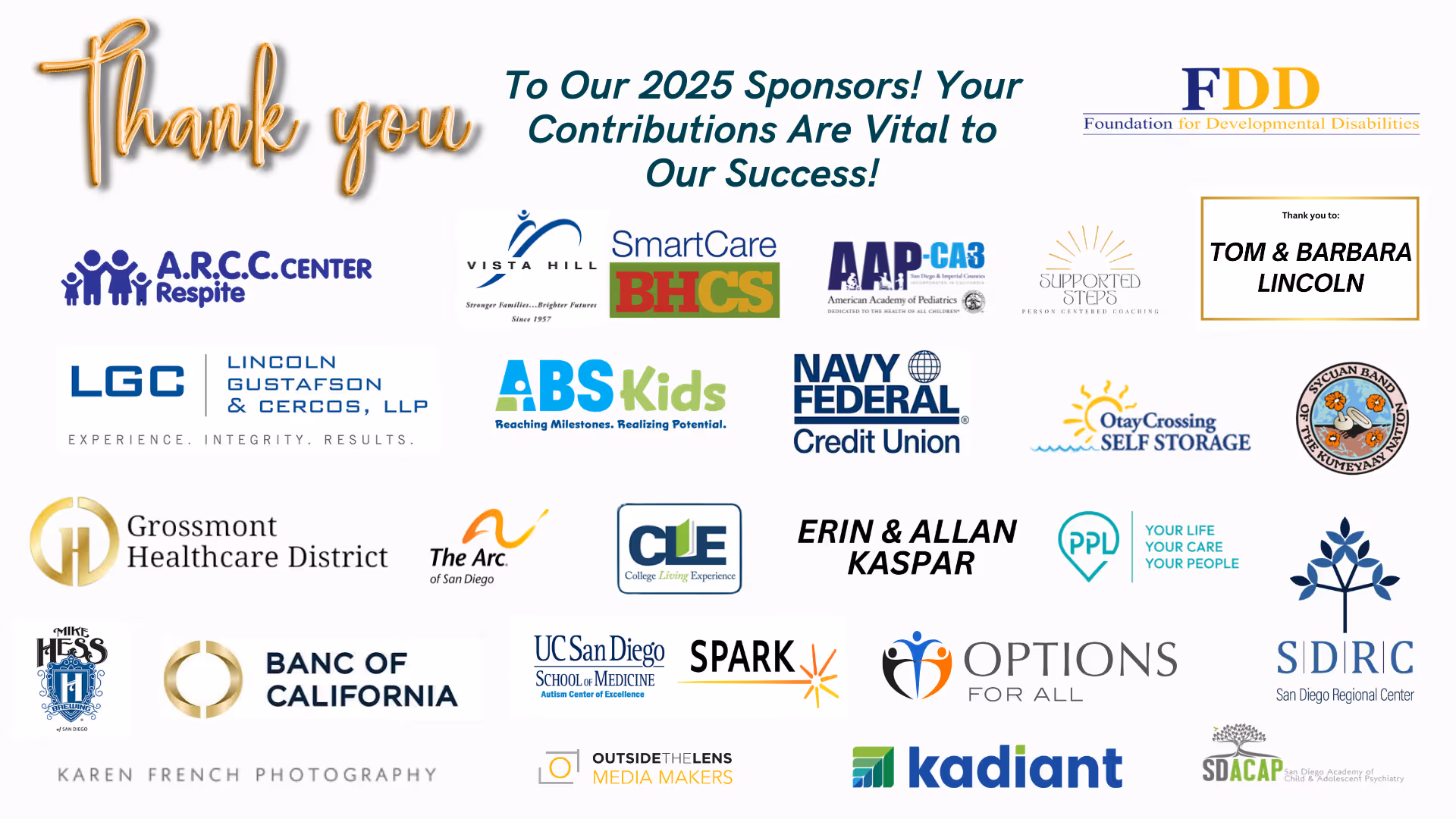 2025 sponsors