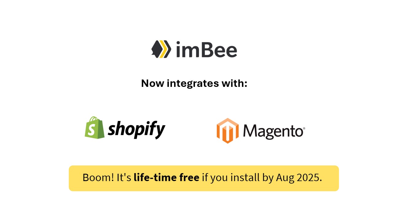 Paket Gratis Seumur Hidup Shopify dan Magento untuk Pengguna imBee — Gambar utama blog imBee