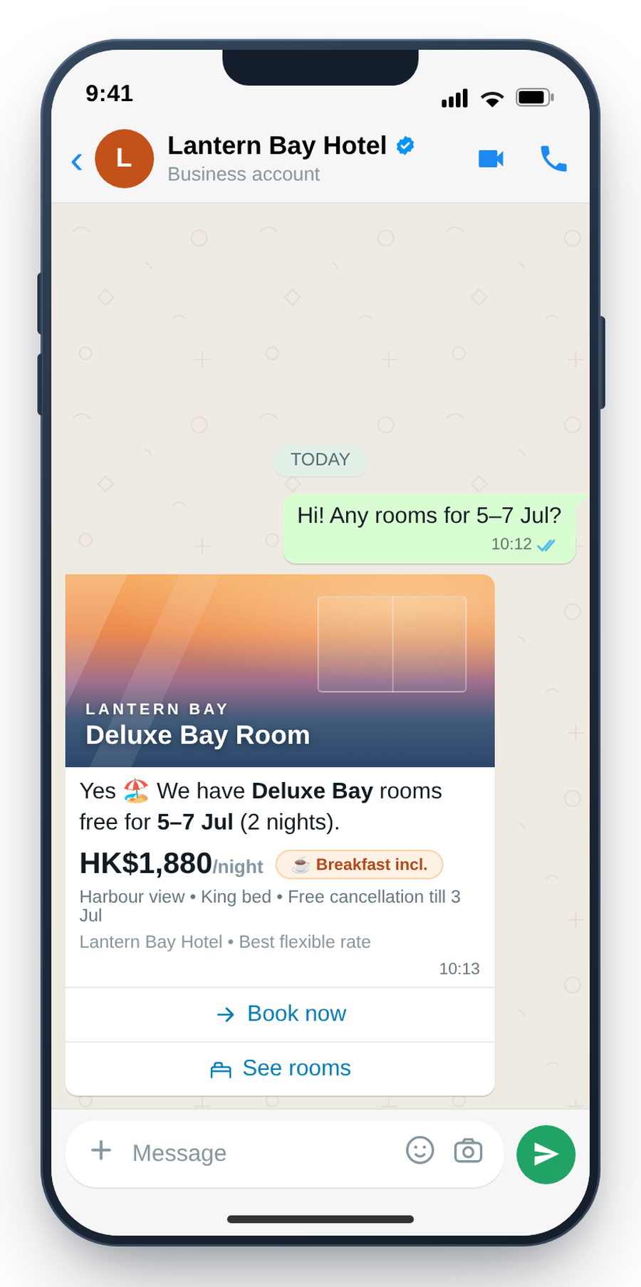 imBee inbox showing live conversations
