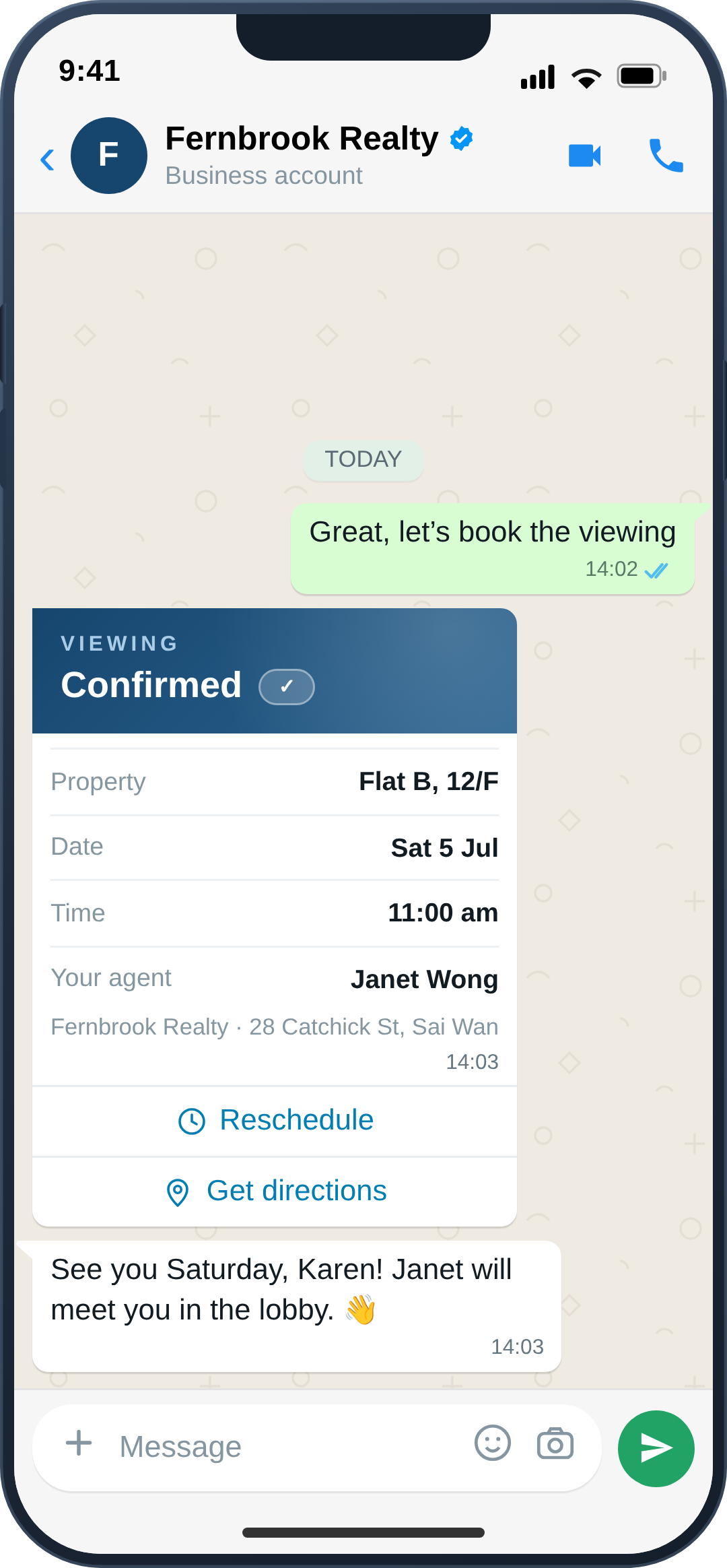imBee inbox showing live conversations