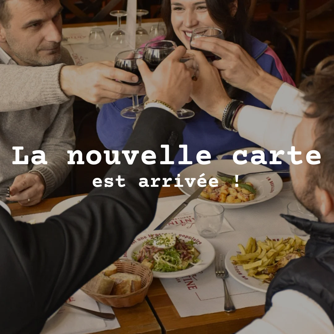 clients a table restaurant la cantine bouillon