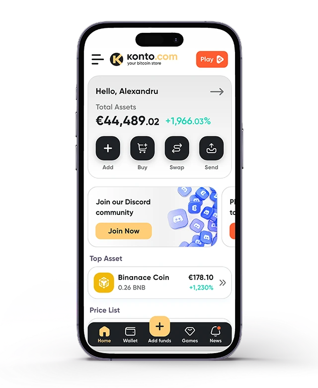Konto.com's Mobile App