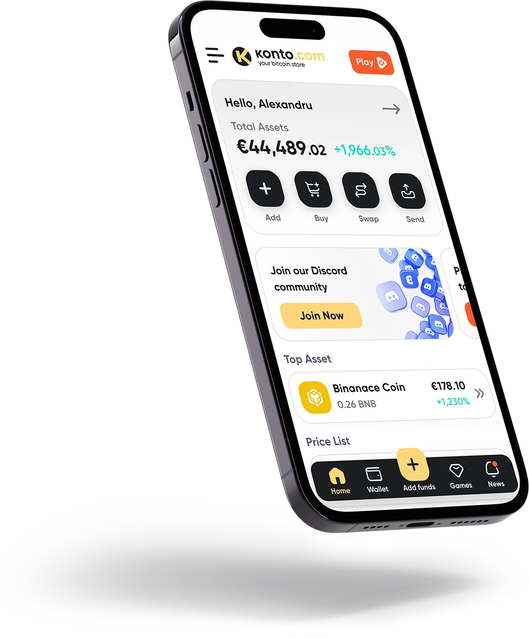 Unlock your crypto trading potential with Konto.com's mobile app